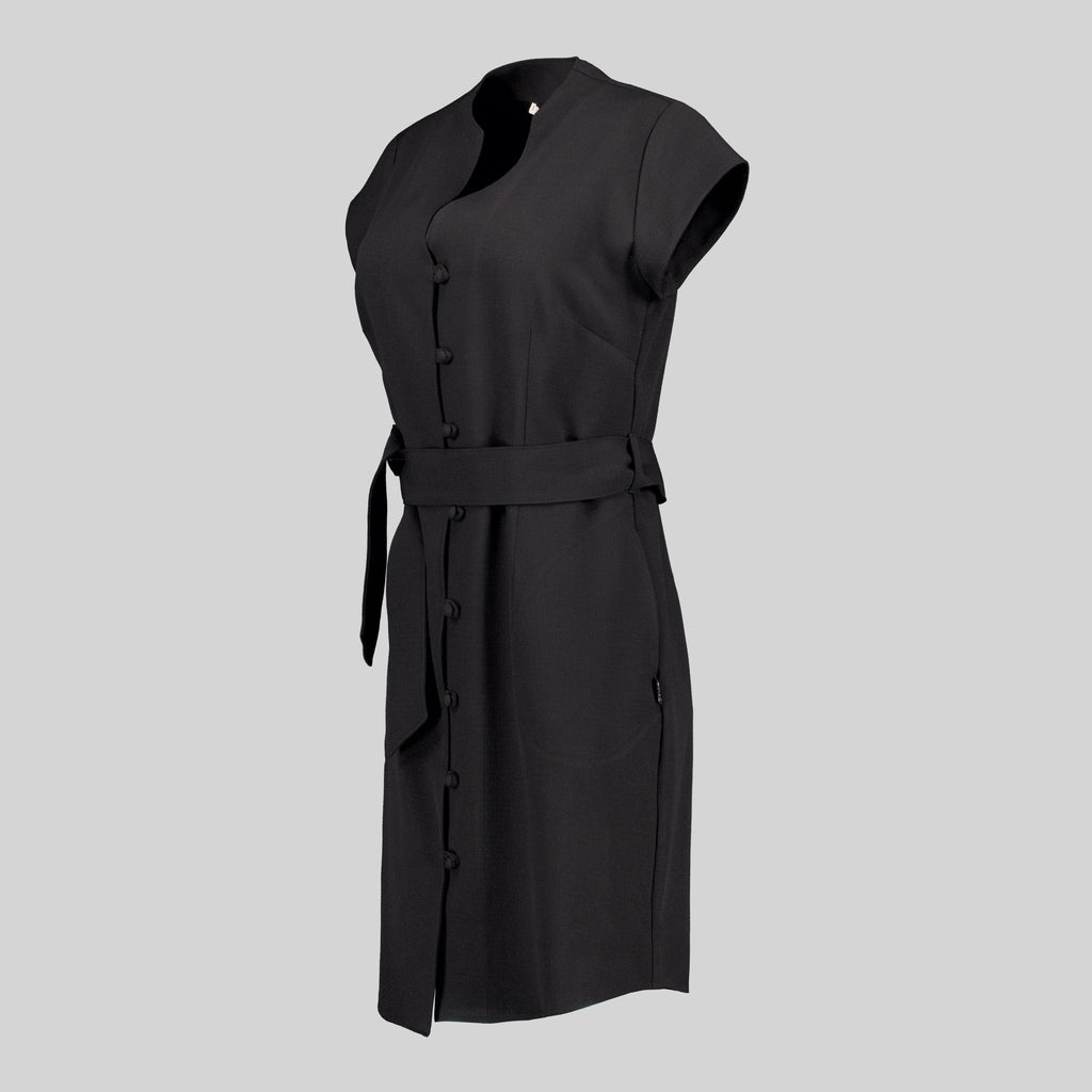VESTIDO BOTON FORRADO VIVAZ X.LINEN - Gary's