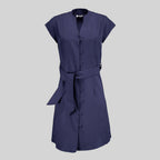 VESTIDO BOTON FORRADO VIVAZ X.LINEN - Gary's