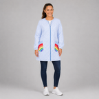 BATA MUJER CON CREMALLERA ARCOIRIS BAMBULA ANTIBACTERIANO