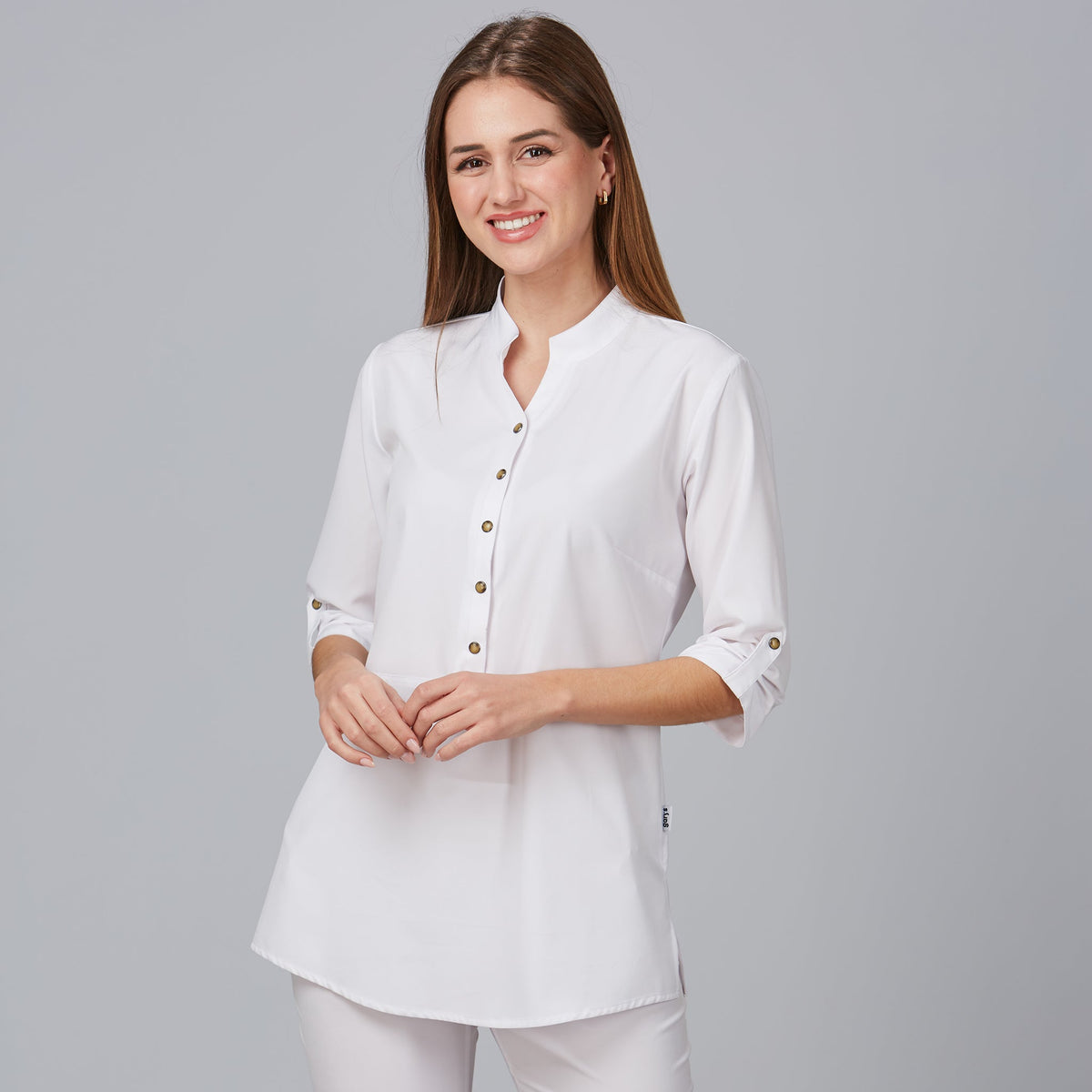 BLUSA MUJER CUELLO MAO VINCA - Gary's