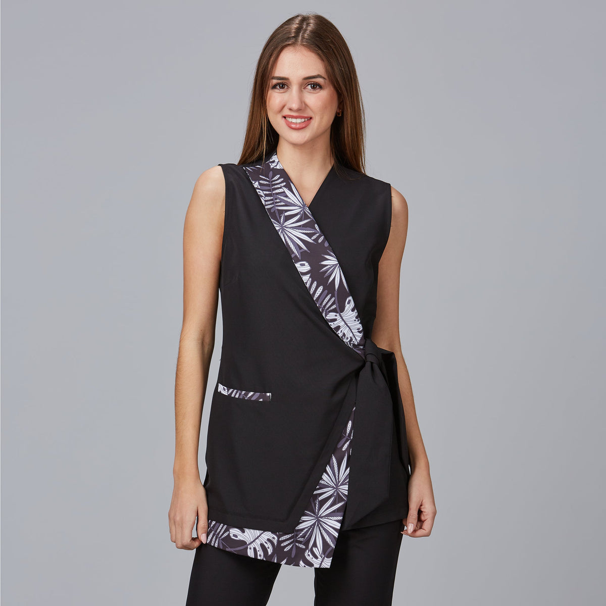 BLUSA MUJER CUELLO SMOKING FICUS - Gary's