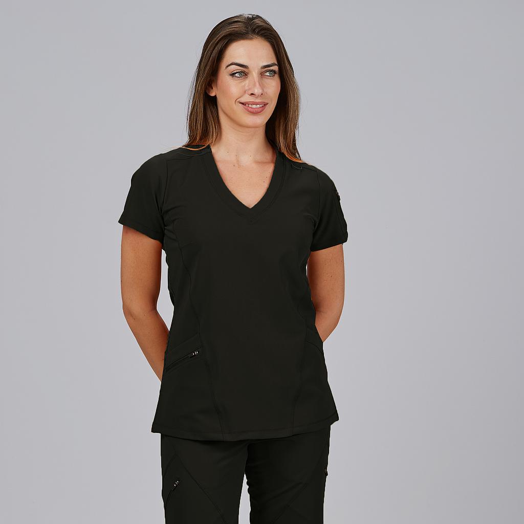 BLUSA MUJER CUELLO CANALE M/C NANCY - Gary's
