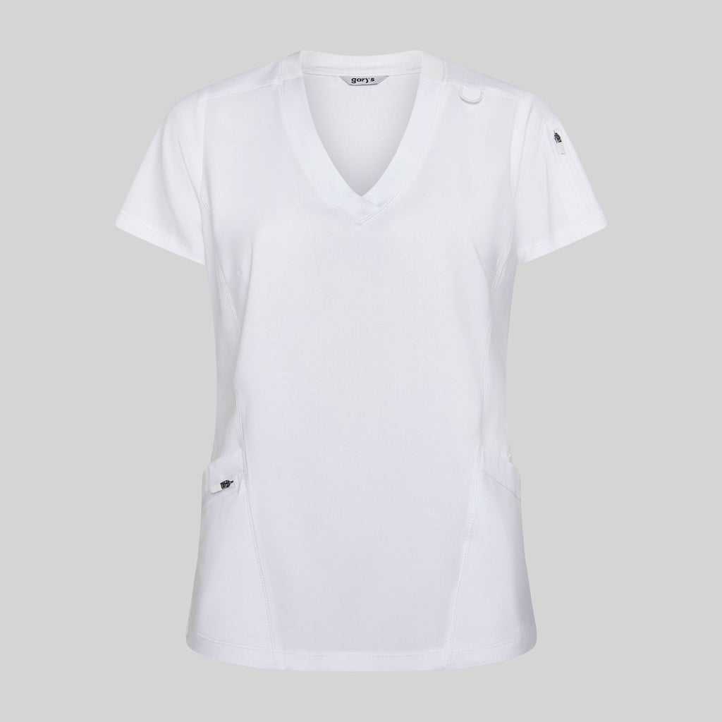 BLUSA MUJER CUELLO CANALE M/C NANCY - Gary's