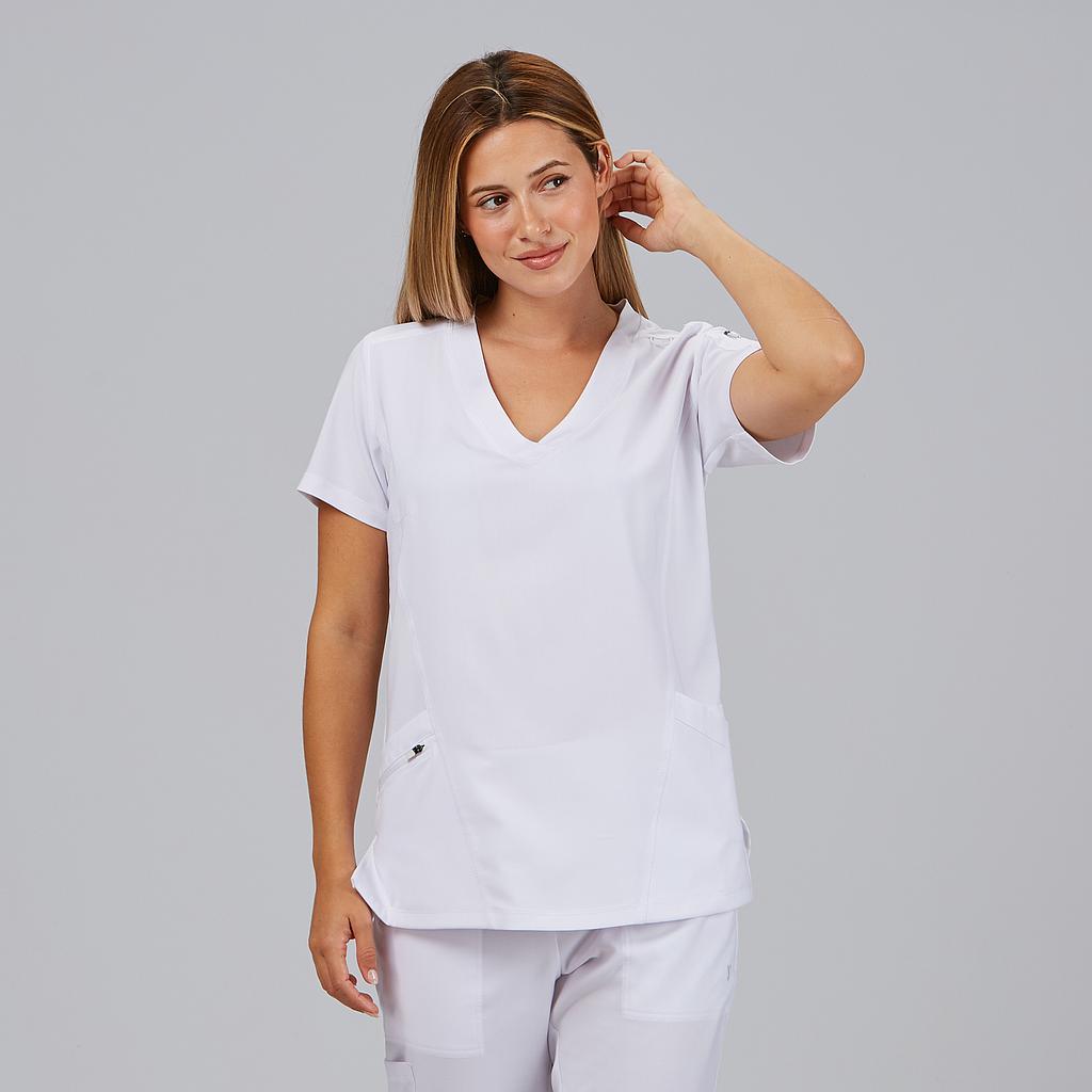 BLUSA MUJER CUELLO CANALE M/C NANCY - Gary's