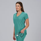 BLUSA MUJER CUELLO CANALE M/C NANCY - Gary's
