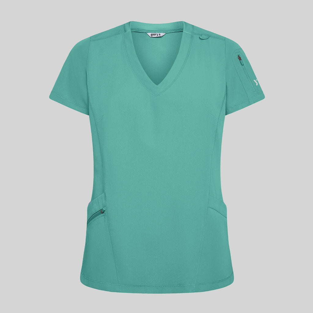 BLUSA MUJER CUELLO CANALE M/C NANCY - Gary's