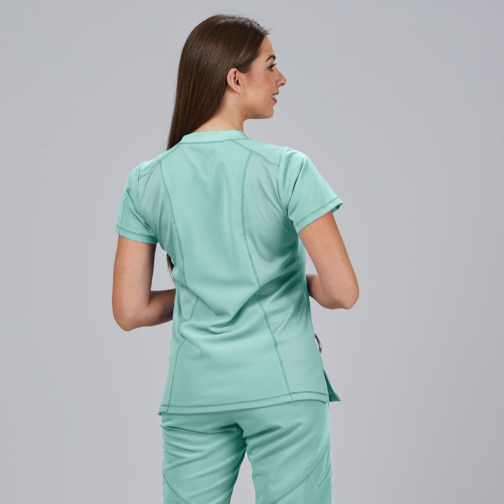 BLUSA MUJER CUELLO CANALE M/C NANCY - Gary's