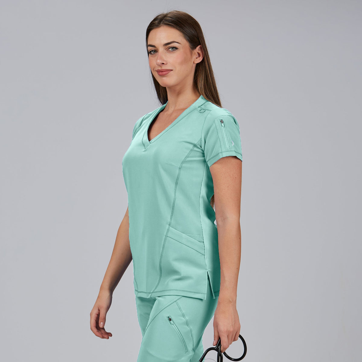 BLUSA MUJER CUELLO CANALE M/C NANCY - Gary's