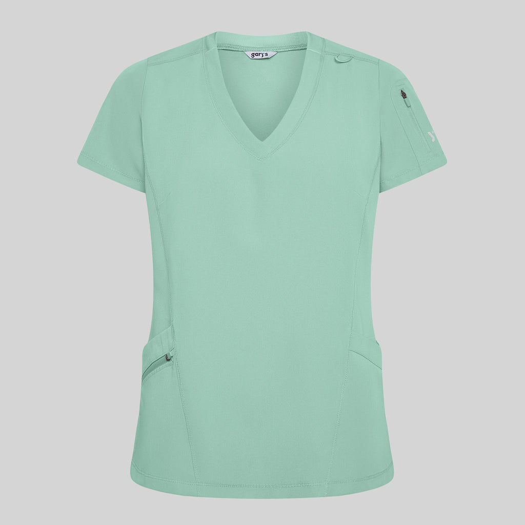 BLUSA MUJER CUELLO CANALE M/C NANCY - Gary's