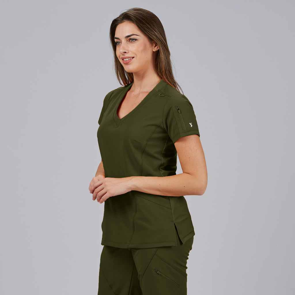 BLUSA MUJER CUELLO CANALE M/C NANCY - Gary's