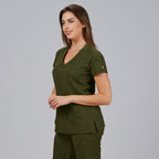 BLUSA MUJER CUELLO CANALE M/C NANCY - Gary's