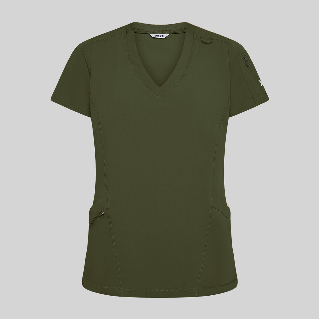 BLUSA MUJER CUELLO CANALE M/C NANCY - Gary's