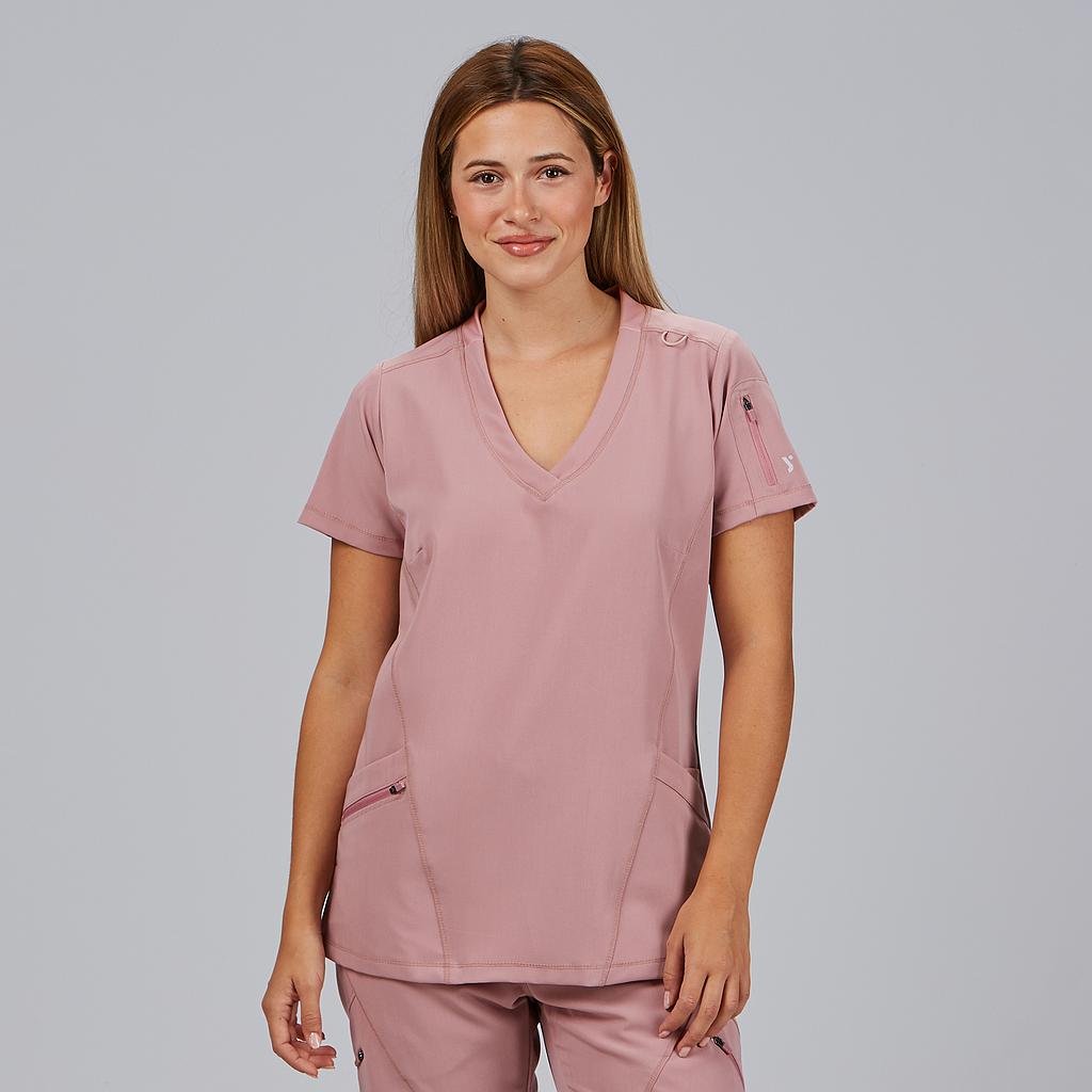 BLUSA MUJER CUELLO CANALE M/C NANCY - Gary's