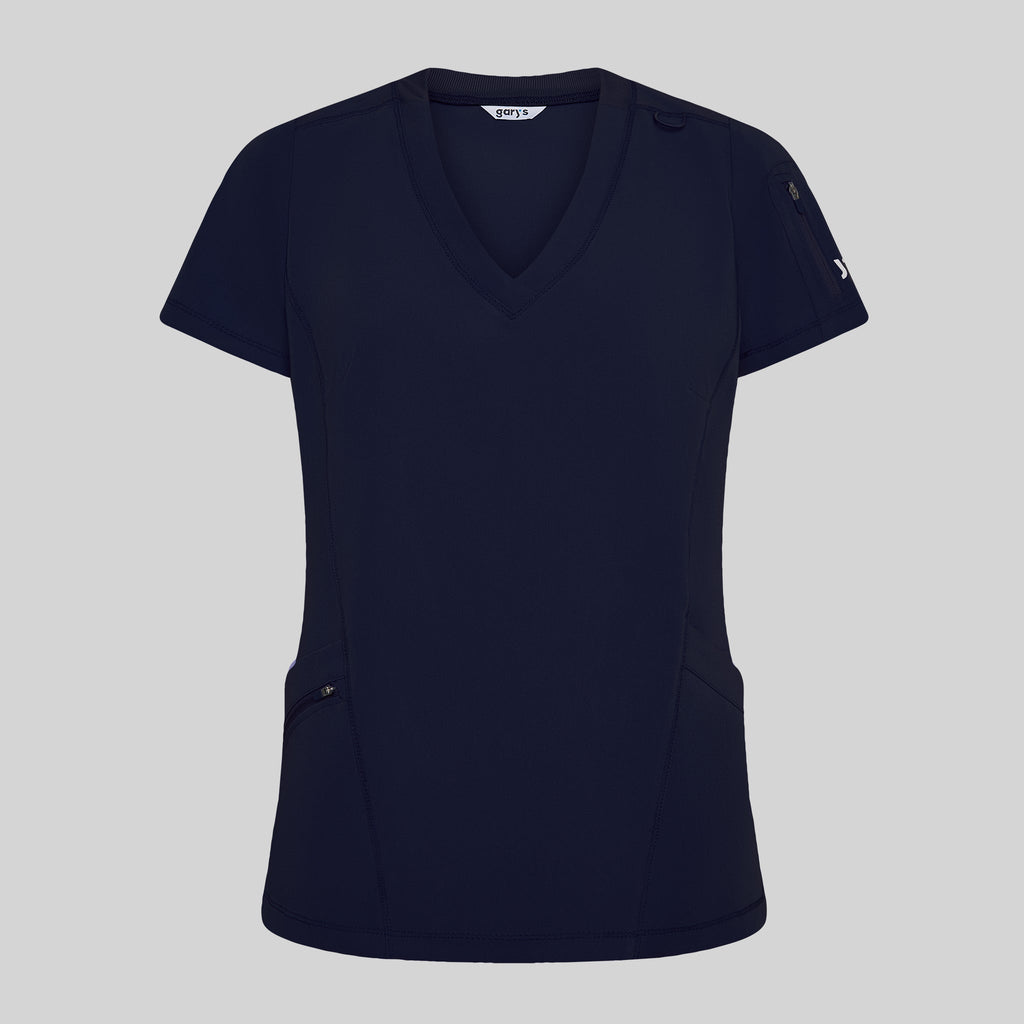 BLUSA MUJER CUELLO CANALE M/C NANCY - Gary's