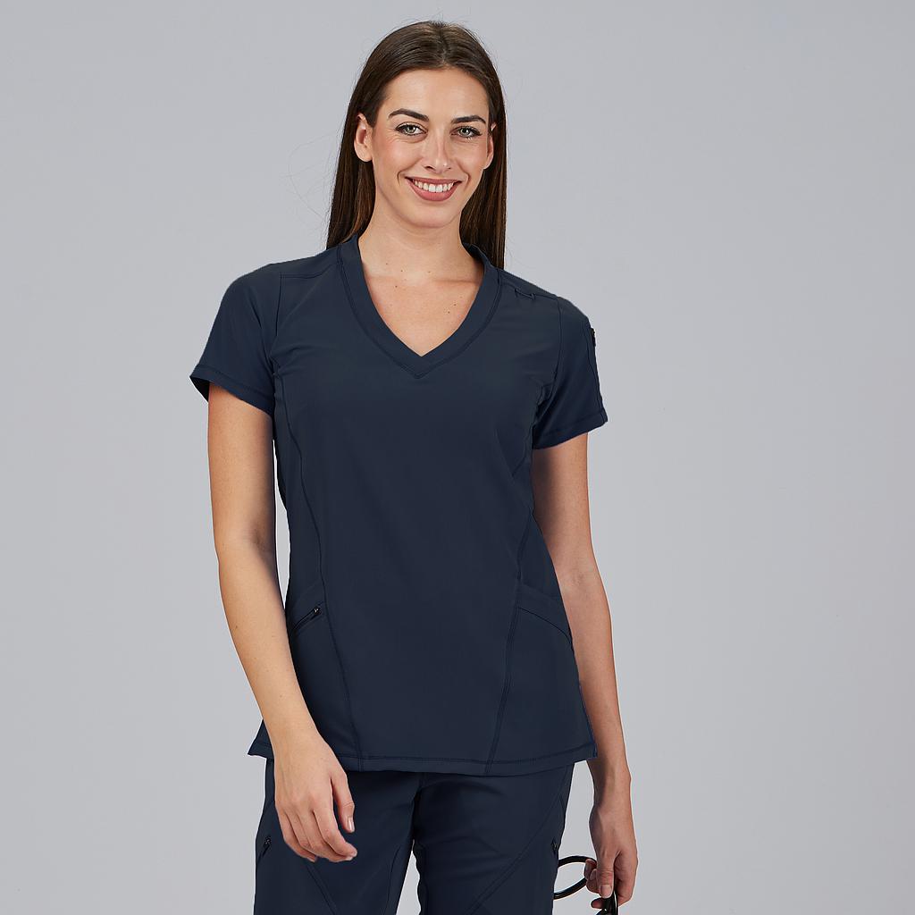 BLUSA MUJER CUELLO CANALE M/C NANCY - Gary's