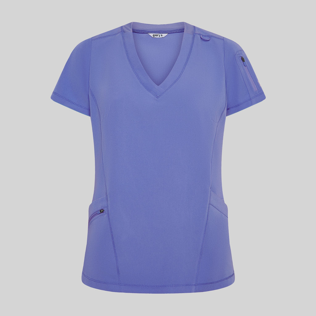 BLUSA MUJER CUELLO CANALE M/C NANCY - Gary's