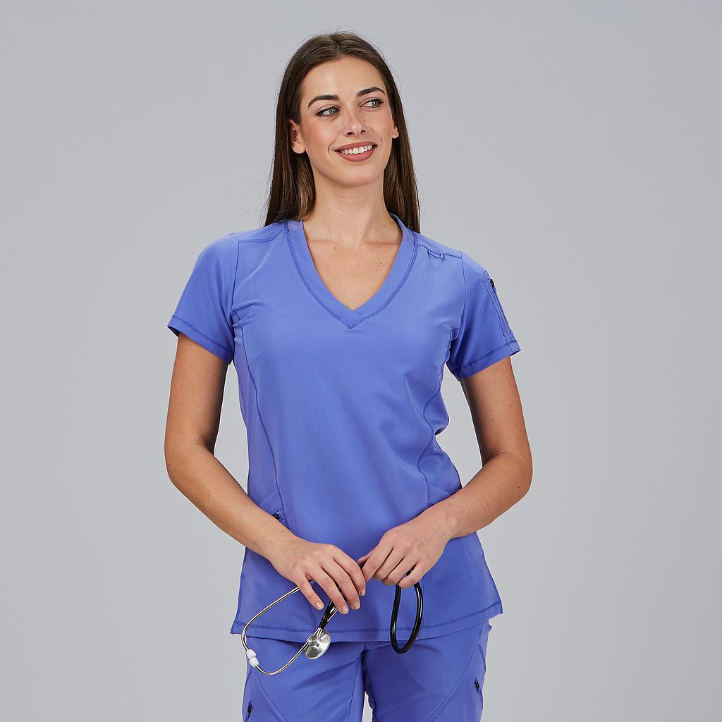 BLUSA MUJER CUELLO CANALE M/C NANCY - Gary's