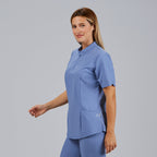 BLUSA MUJER CREMALLERA ESCOTE M/C MARA - Gary's