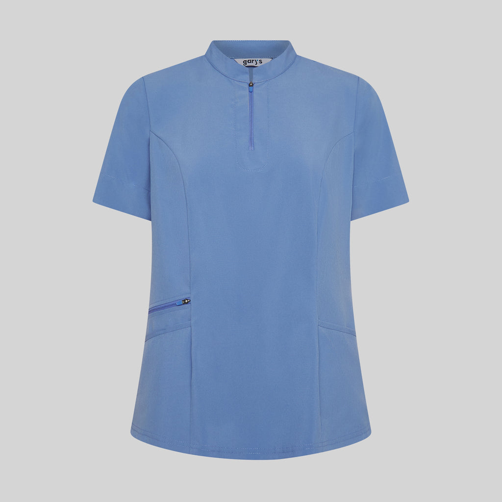 BLUSA MUJER CREMALLERA ESCOTE M/C MARA - Gary's