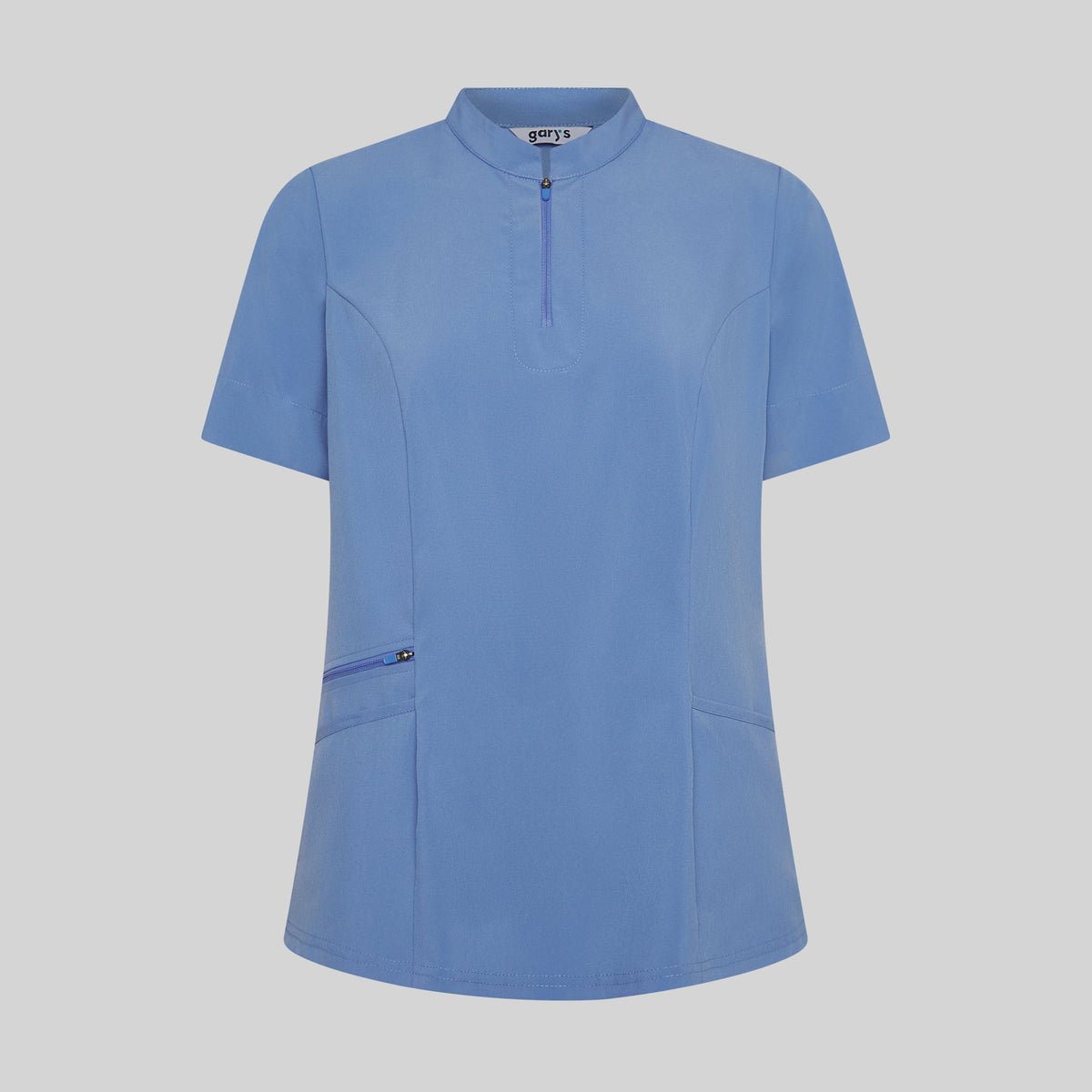 BLUSA MUJER CREMALLERA ESCOTE M/C MARA - Gary's
