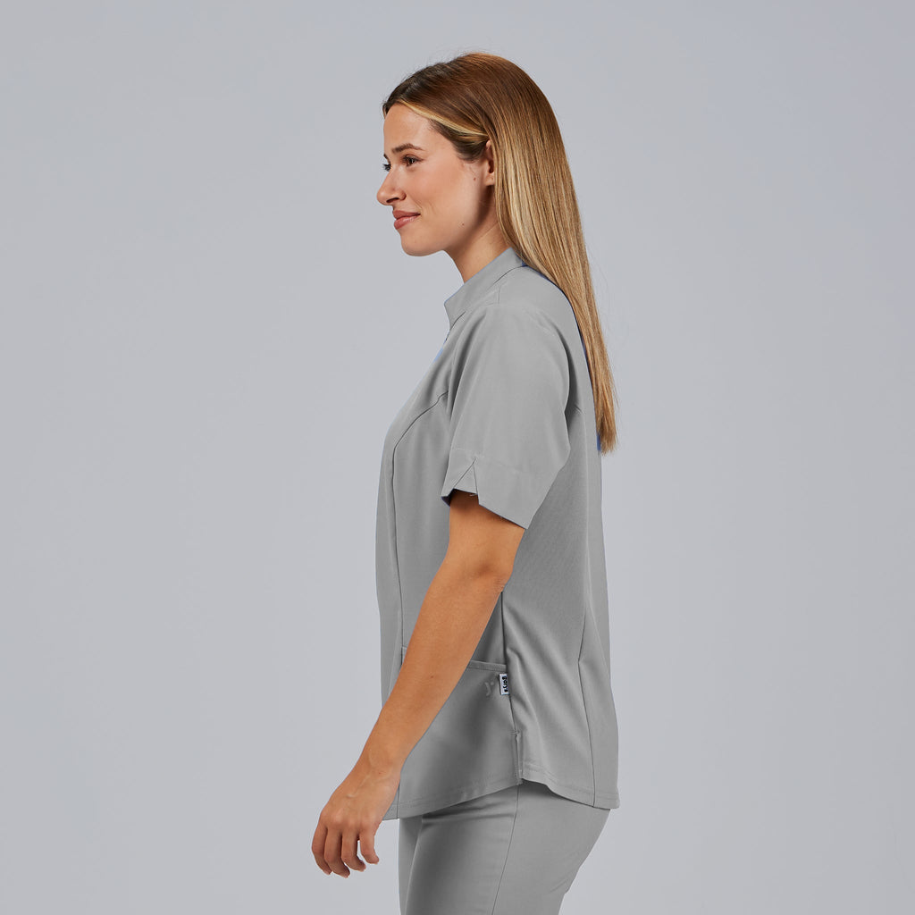 BLUSA MUJER CREMALLERA ESCOTE M/C MARA - Gary's