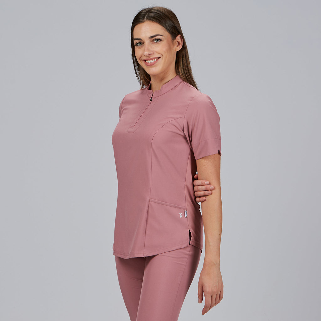 BLUSA MUJER CREMALLERA ESCOTE M/C MARA - Gary's