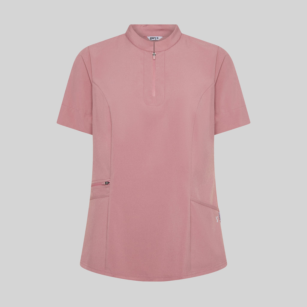 BLUSA MUJER CREMALLERA ESCOTE M/C MARA - Gary's