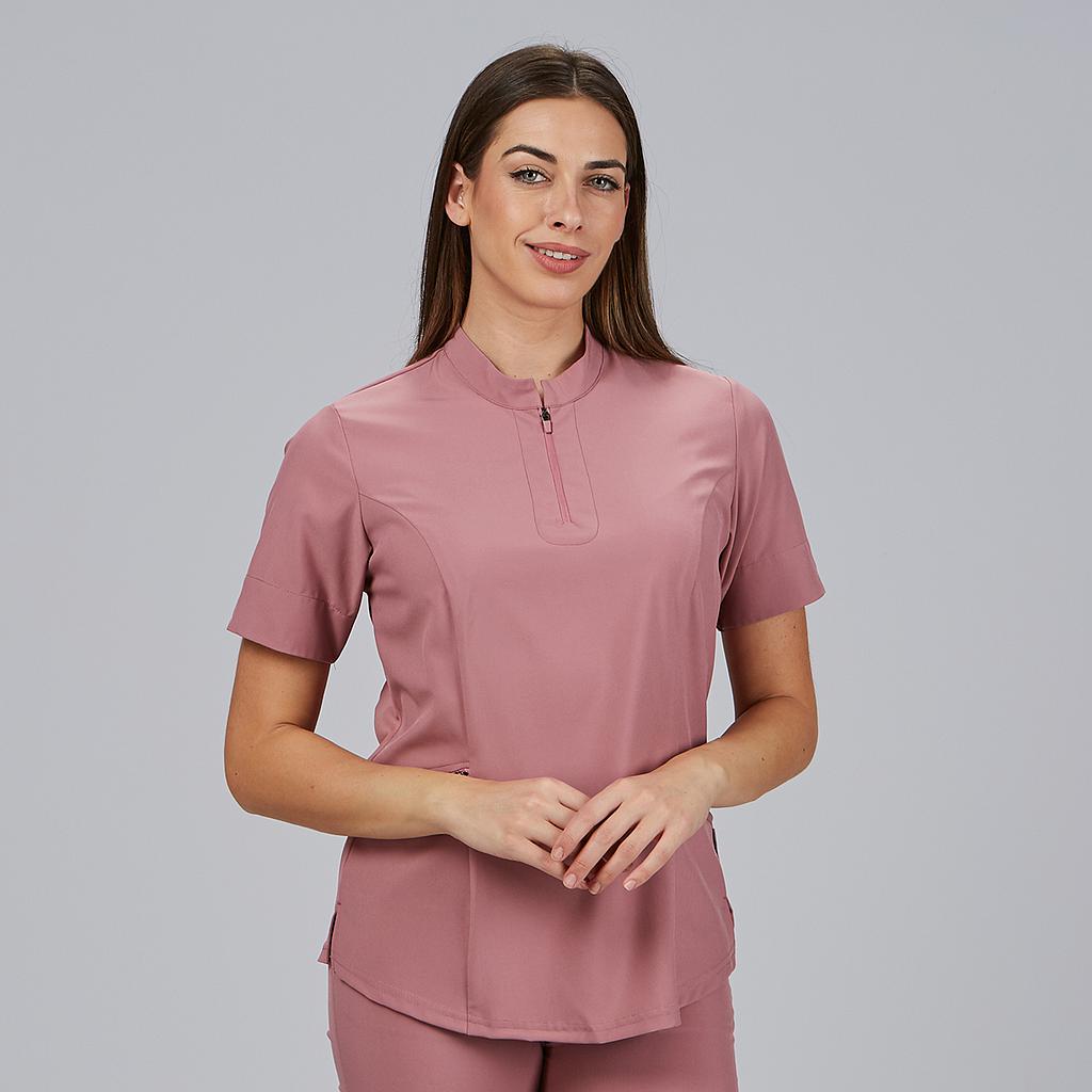 BLUSA MUJER CREMALLERA ESCOTE M/C MARA - Gary's