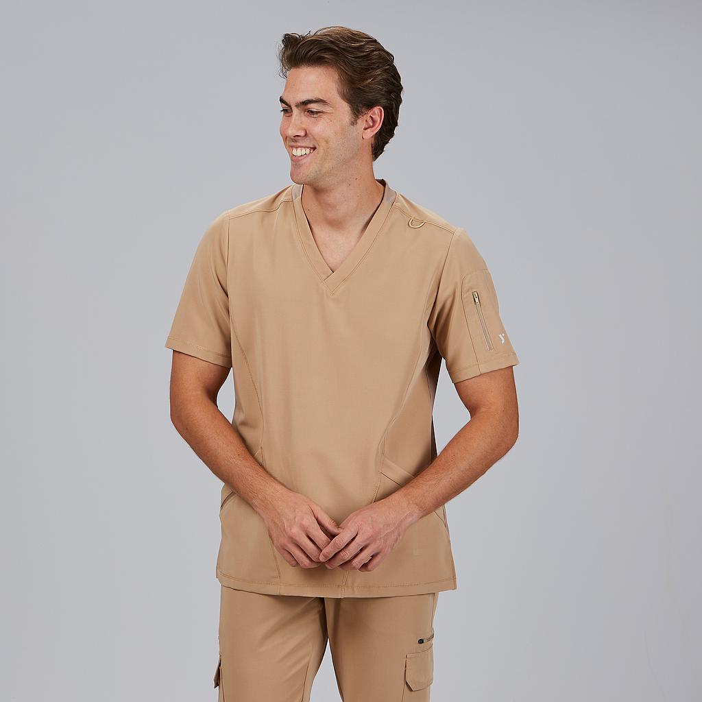 BLUSA HOMBRE CUELLO CANALE M/C RUBEN - Gary's