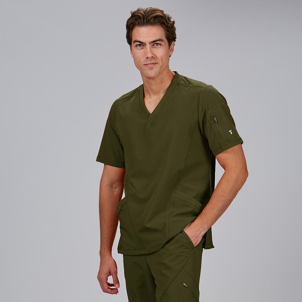 BLUSA HOMBRE CUELLO CANALE M/C RUBEN - Gary's