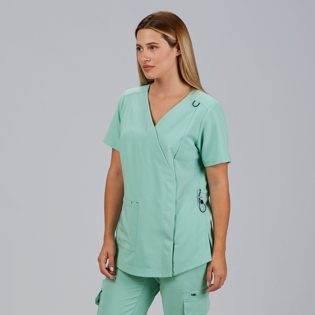 BLUSA MUJER FRUNCIDO ESPALDA M/C ELIRA - Gary's