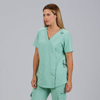 BLUSA MUJER FRUNCIDO ESPALDA M/C ELIRA - Gary's