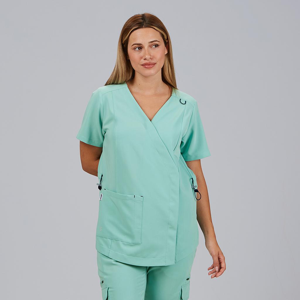 BLUSA MUJER FRUNCIDO ESPALDA M/C ELIRA - Gary's