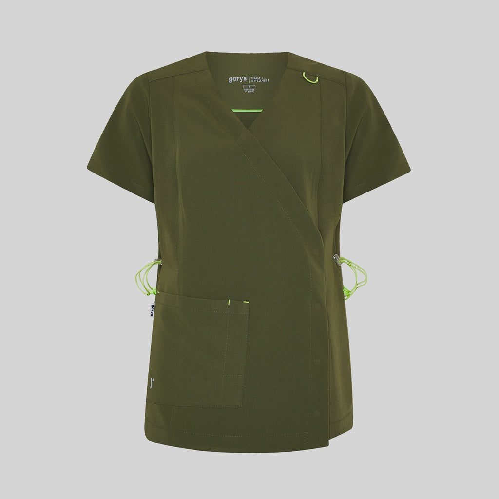 BLUSA MUJER FRUNCIDO ESPALDA M/C ELIRA - Gary's