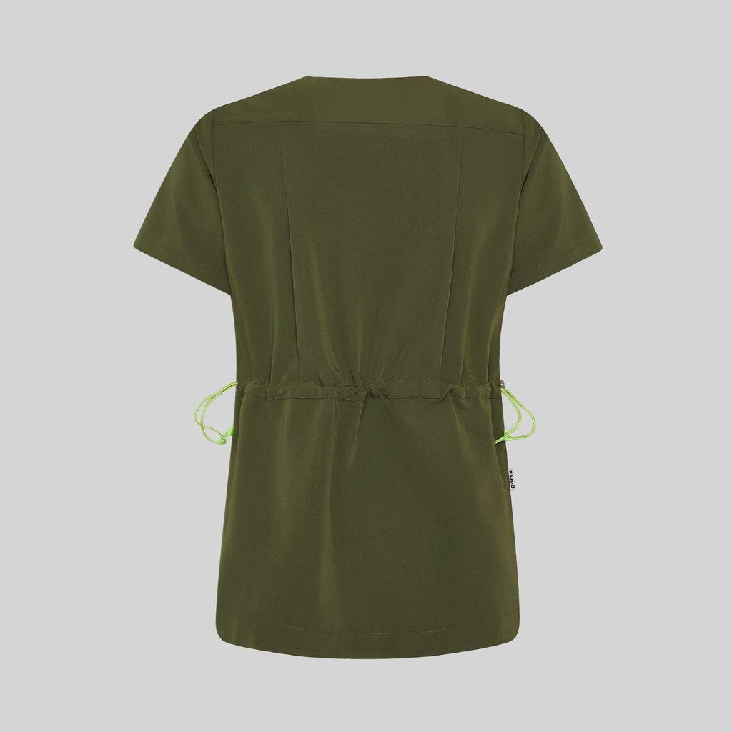 BLUSA MUJER FRUNCIDO ESPALDA M/C ELIRA - Gary's