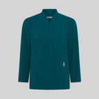 BLUSA MUJER BOTON OCULTO M/L ANA - Gary's