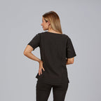 BLUSA MUJER ESCOTE LAGRIMA M/C MARIA - Gary's