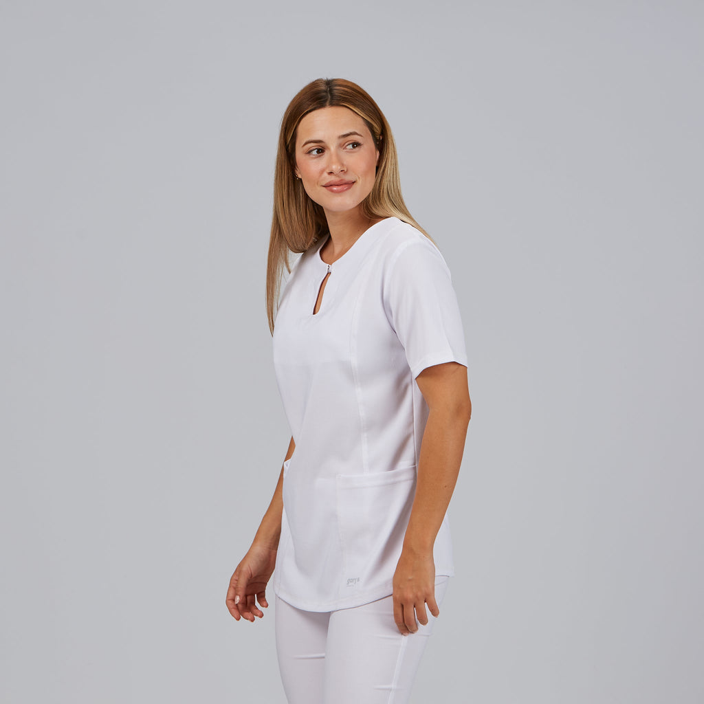 BLUSA MUJER ESCOTE LAGRIMA M/C MARIA - Gary's