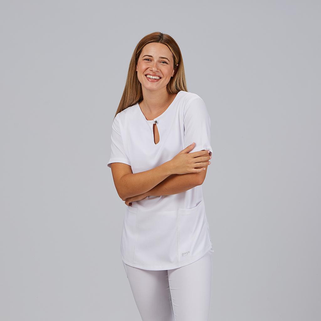 BLUSA MUJER ESCOTE LAGRIMA M/C MARIA - Gary's