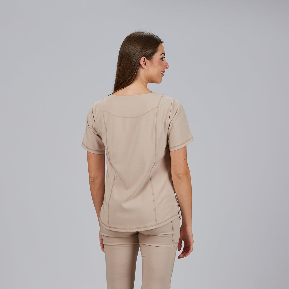 BLUSA MUJER ESCOTE LAGRIMA M/C MARIA - Gary's