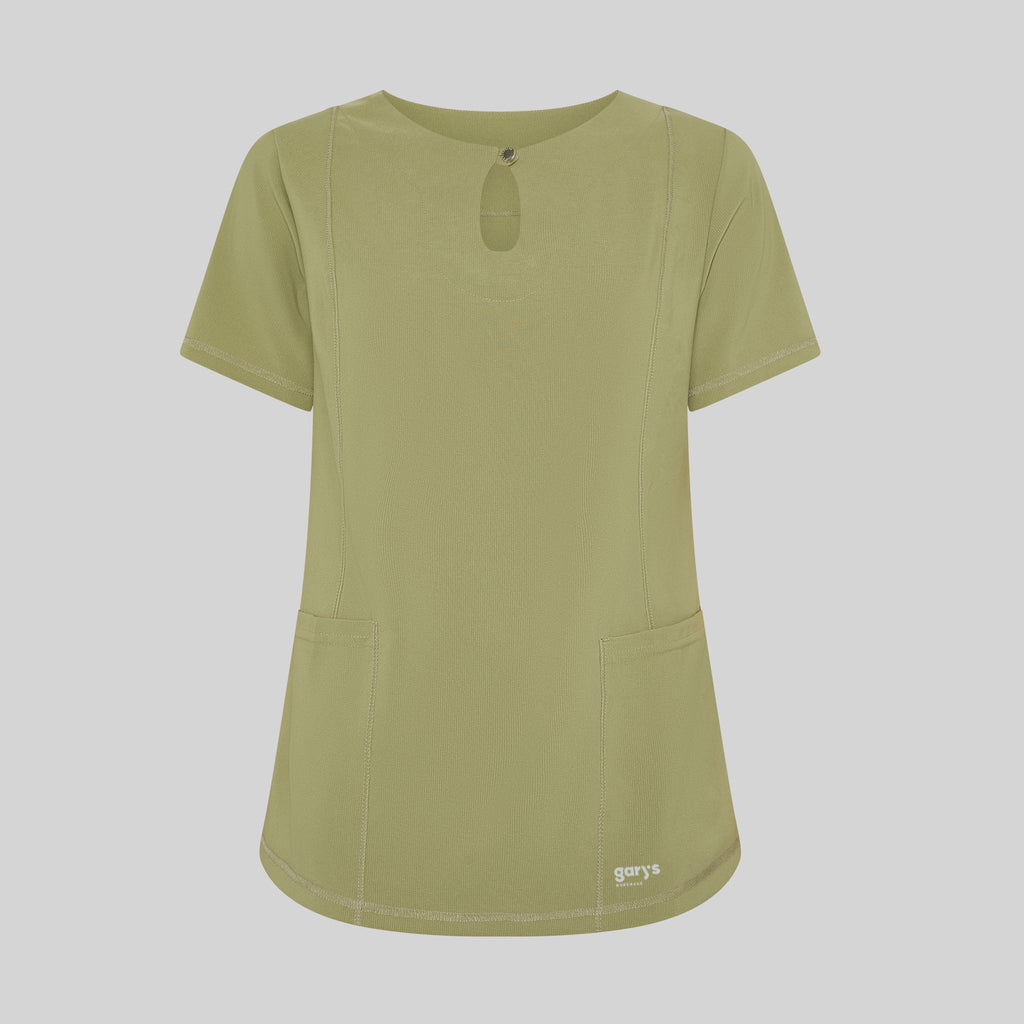 BLUSA MUJER ESCOTE LAGRIMA M/C MARIA - Gary's