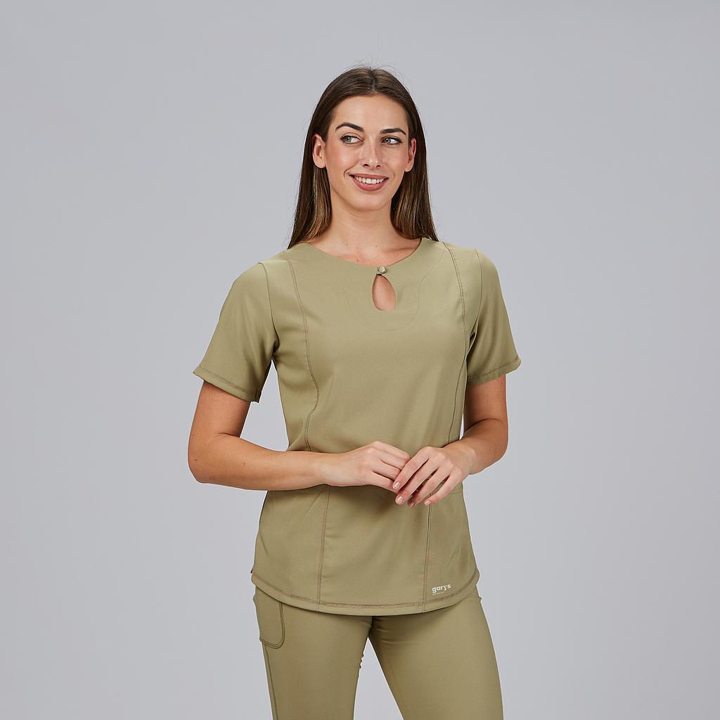 BLUSA MUJER ESCOTE LAGRIMA M/C MARIA - Gary's