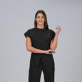 BLUSA MUJER ABIERTA CREMALLERA M/C MUSA - Gary's