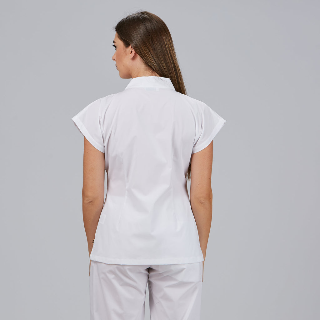 BLUSA MUJER ABIERTA CREMALLERA M/C MUSA - Gary's
