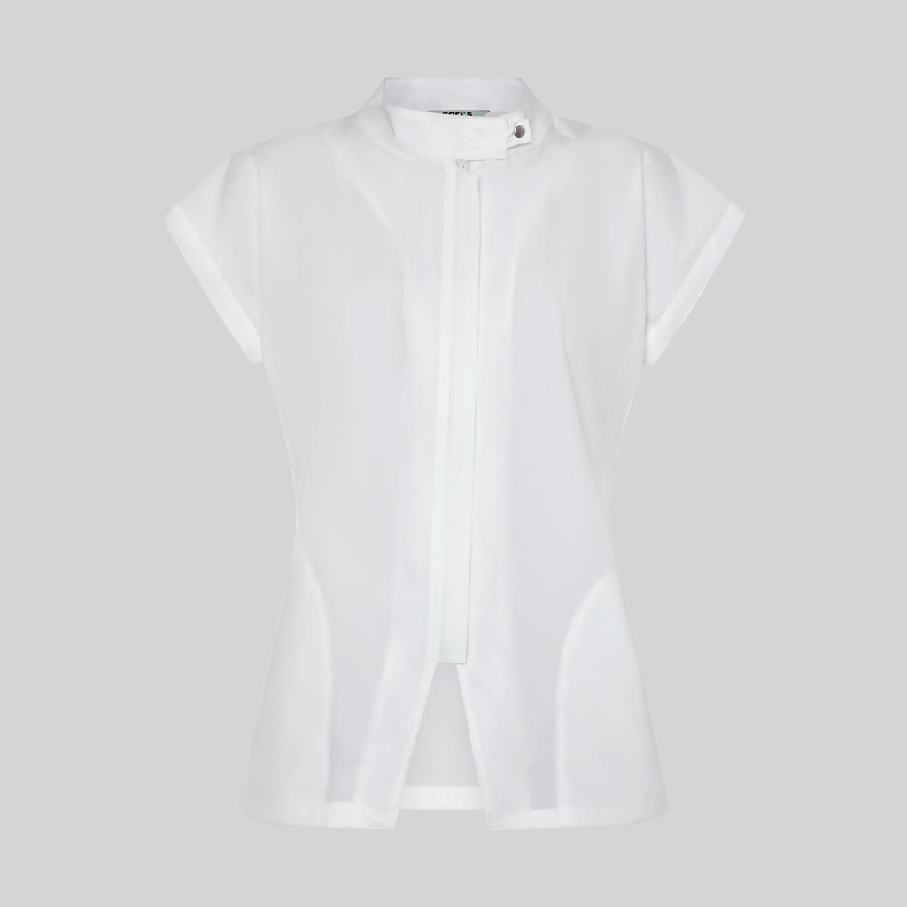 BLUSA MUJER ABIERTA CREMALLERA M/C MUSA - Gary's