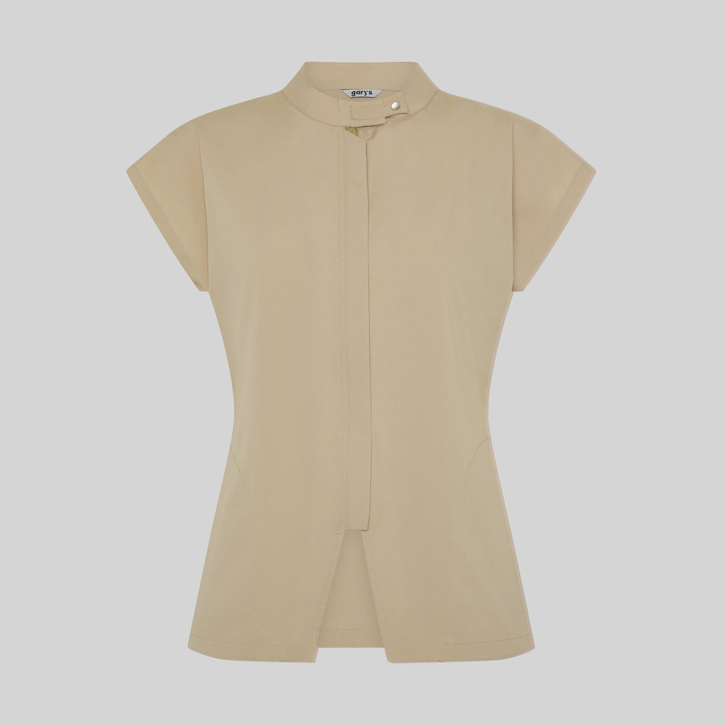 BLUSA MUJER ABIERTA CREMALLERA M/C MUSA - Gary's