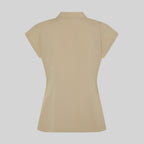 BLUSA MUJER ABIERTA CREMALLERA M/C MUSA - Gary's