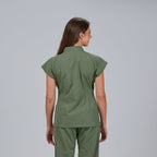 BLUSA MUJER ABIERTA CREMALLERA M/C MUSA - Gary's