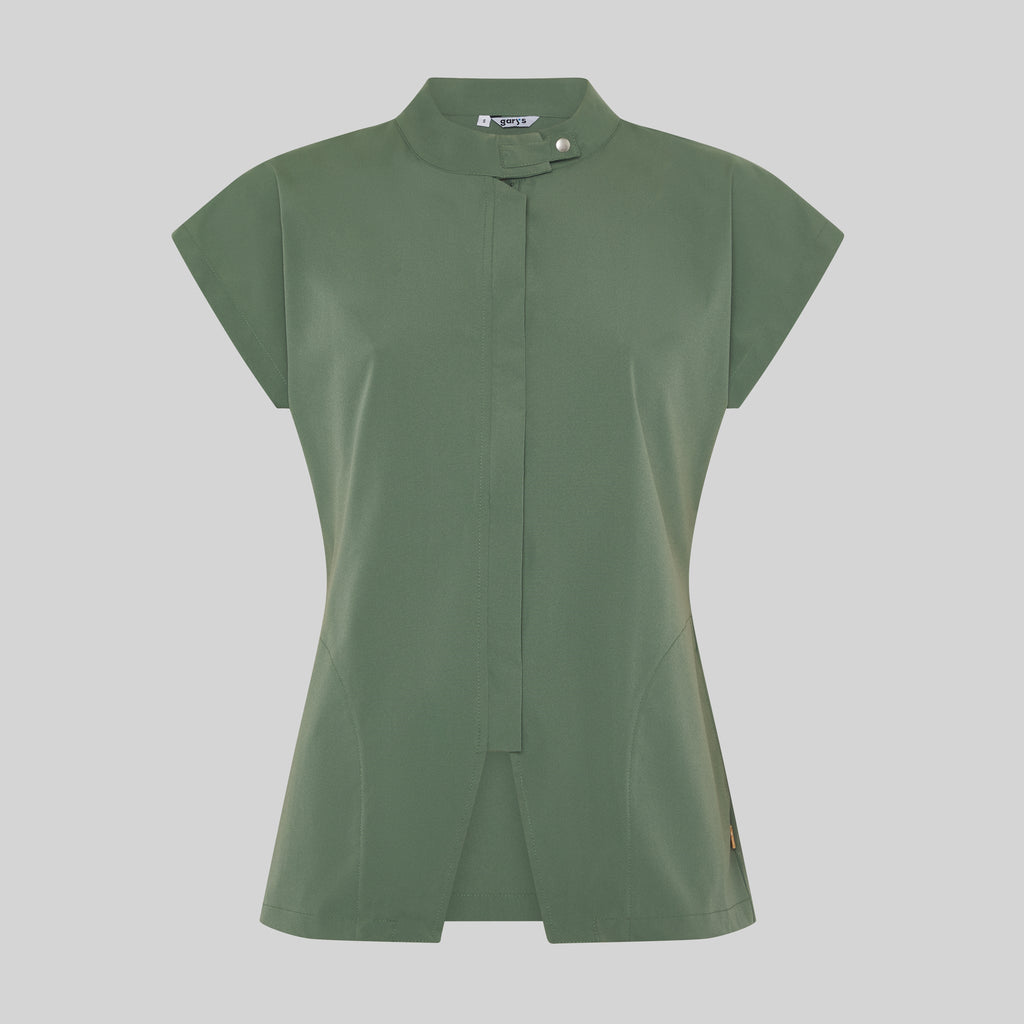 BLUSA MUJER ABIERTA CREMALLERA M/C MUSA - Gary's