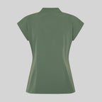 BLUSA MUJER ABIERTA CREMALLERA M/C MUSA - Gary's